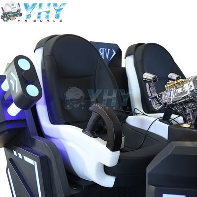 9D VR 3DOF Movement Simulator Virtual Reality Cinema 2 Seats Mecha Warrior with 200 Games Indoor Outdoor Game Playing 