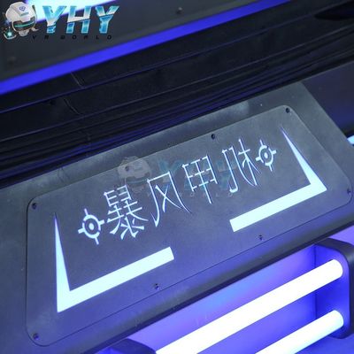 9D VR Cinema Virtual Reality Game Equipment 2 Seats Mecha Warrior with DP VR Headset 