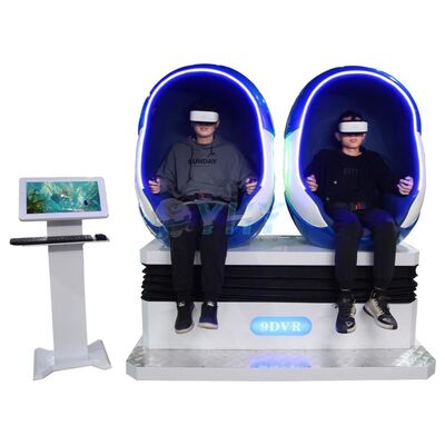 صندلی تخم مرغ 9D VR با 2 صندلی برای استفاده داخلی مراکز خرید ساخته شده از فیبرگلاس فلزی با دوام فرصت خوبی است!