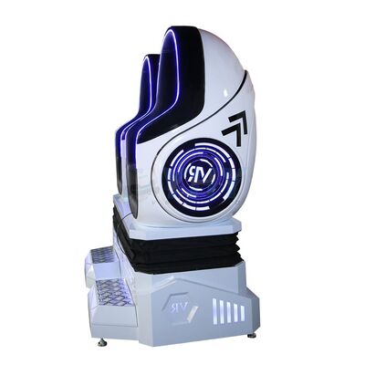 بازی سرگرمی داخلی صندلی سینمای 9D Vr با 2 صندلی بازی های تخم مرغ مجازی واقعیت تجهیزات VR برای فروش