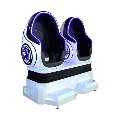 تجهیزات واقعیت مجازی واقعیت مجازی 9D صندلی تخم مرغ Vr roller coaster 2 صندلی Vr Pod