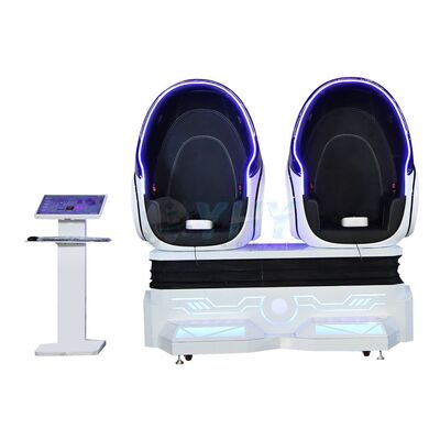 تجهیزات واقعیت مجازی واقعیت مجازی 9D صندلی تخم مرغ Vr roller coaster 2 صندلی Vr Pod