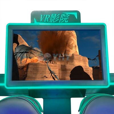 پارک موضوعی سرپوشیده 4 صندلی شبیه ساز سینمای واقعیت مجازی 9D VR سینمای 5D 7D 9D دستگاه بازی واقعیت مجازی
