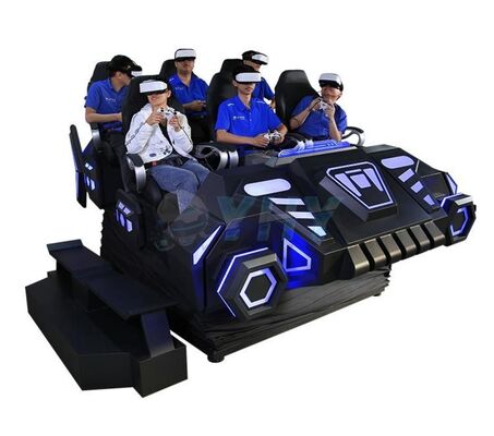 9D Virtual Reality 6-Seats Cinema Electric Motion System Machine Over 179+ Movie Games Indoor/Outdoor Airport Adventure Park