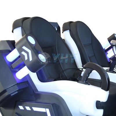Mecha Warrior VR Cinema 9D 2 Player VR Cinema VR Game Machine با شکل تیراندازی گاتلینگ