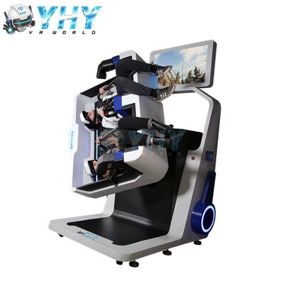 دستگاه بازی واقعیت مجازی دو صندلی VR 360 چرخنده رولر کوستر دستگاه بازی پارک داخلی