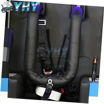 دستگاه بازی واقعیت مجازی دو صندلی VR 360 چرخنده رولر کوستر دستگاه بازی پارک داخلی