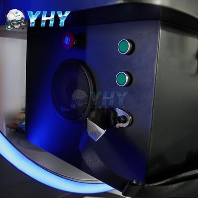 دستگاه شبیه ساز واقعیت مجازی 360 درجه ترن هوایی با 3 صندلی، دستگاه بازی 9D VR با صفحه نمایش 21 اینچی همه کاره، سواری های شبیه سازی پارک تفریحی