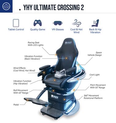 VR Ride انتراکتیو VR 9d سینمای پویا حالت سینمای سرگرمی