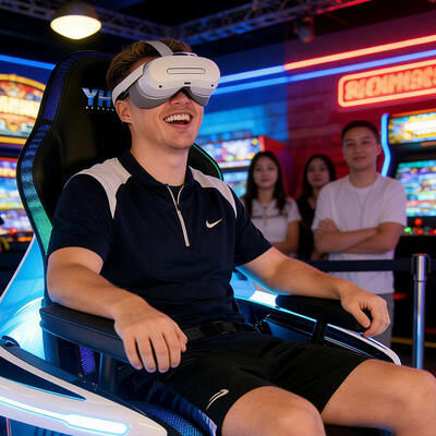 Innovative All-Aluminum VR Dynamic Motion Crossing Chair Turnkey Standalone 3-Axis VR Simulator