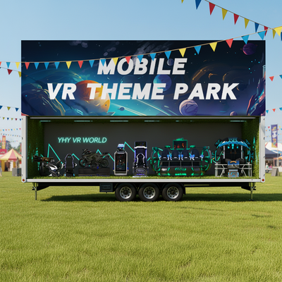 Customized Color 9D VR Truck Cinema Customized Virtual Reality Simulator Mobile Game Zone