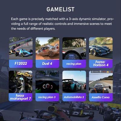 3 Screen Racing Simulator Cockpit Motion Driving Sim Rig with Gaming Seat PC & Console