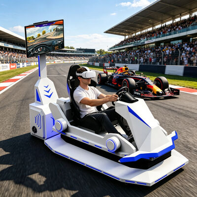 Realidad Virtual Driving Game Machine VR Car Racing Simulator در پارک تم VR