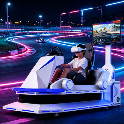 VR Indoor Racing Car Simulator بازی ماشین بازی مسابقه موتور سیکلت واقعیت مجازی واقعیت مجازی