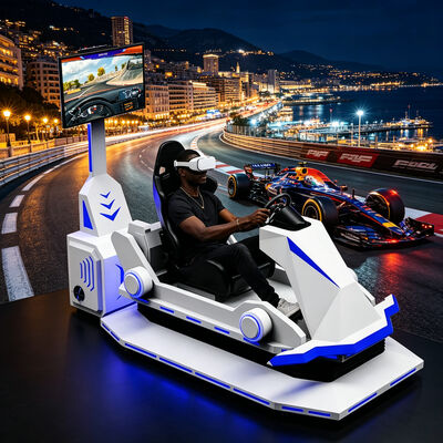 VR Indoor Racing Car Simulator بازی ماشین بازی مسابقه موتور سیکلت واقعیت مجازی واقعیت مجازی