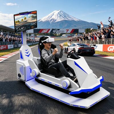 VR Racing Simulator 3DOF سیستم عامل مسابقه ماشین رانندگی شبیه ساز سرعت مسابقه بازی بازی بازی ماشین بازی VR