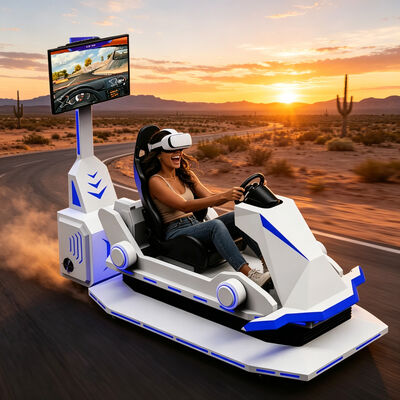 ماشین بازی مسابقه اتومبیل F1 سرعت 3 DOF 9D VR شبیه ساز مسابقه بازی شبیه ساز رانندگی داخلی تجهیزات واقعیت مجازی فلزی