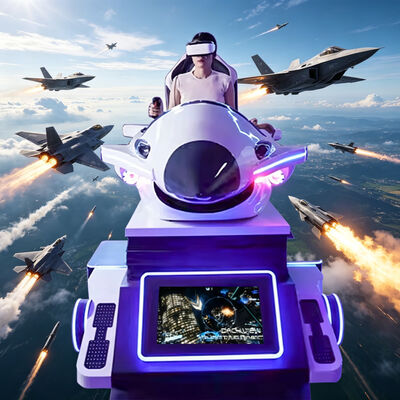 شبیه ساز بزرگ پرواز 3D پویا 9d VR Fighter خانه های داخلی PC پلاستیکی کپسول فضایی هواپیما تجهیزات بازی مراکز خرید