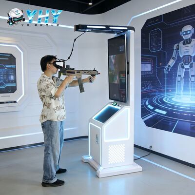 بازی تک نفره VR تفاعلی اسلحه جنگ تجهیزات واقعیت مجازی بازی ماشین شبیه ساز برای مرکز بازی سرگرمی