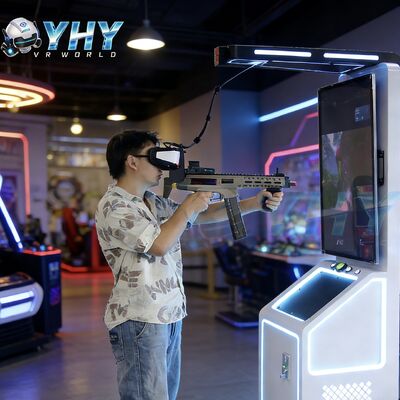 بازی تک نفره VR تفاعلی اسلحه جنگ تجهیزات واقعیت مجازی بازی ماشین شبیه ساز برای مرکز بازی سرگرمی