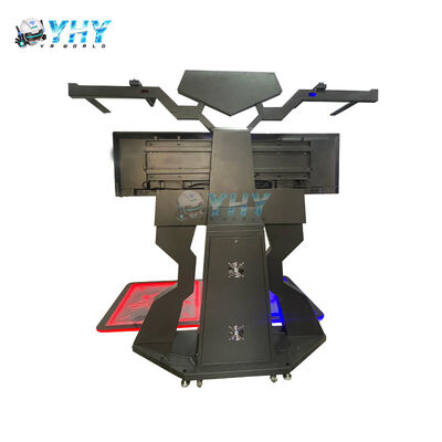 بازی های چند نفره داخلی 9D VR سینما بازی های تعاملی شبیه ساز پلت فرم فلزی ساخت و ساز استفاده خانگی مراقبت از روز دوستانه 60+