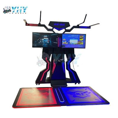 2 بازیکن FPS VR کات واکر آرکد تردمیل ماشین 9D VR شبیه ساز راه رفتن پلت فرم