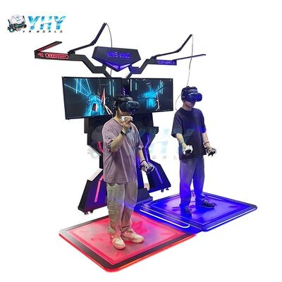 شبیه‌ساز پیاده‌روی 2 نفره در فضای باز واقعیت مجازی و ماشین تردمیل آموزشی VR Walker Arcade