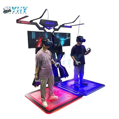 ماشین بازی تعاملی فضای داخلی بازی Vr Gun Shoot Simulator برای فروش ماشین بازی Arcade Vr Battle Machine with Htc Vr Glasses