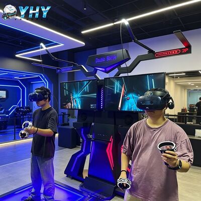 بازیگرهای دوگانه VR شبیه ساز نبرد Battle Arena VR ماشین بازی رقص