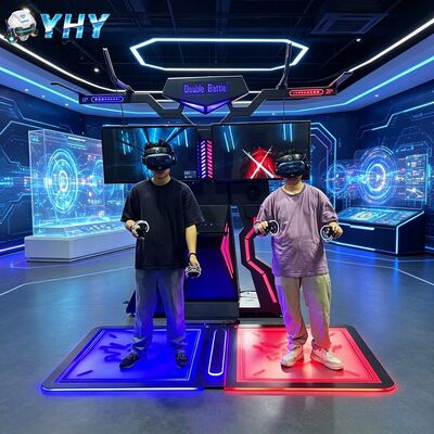 بازیگرهای دوگانه VR شبیه ساز نبرد Battle Arena VR ماشین بازی رقص