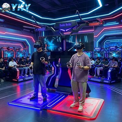 بازی واقعی مجازی رقص و موسیقی شبیه ساز VR Walk Platform 2 Players VR Battle Game Simulator