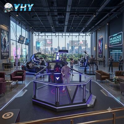 فشن VR پیاده روی پلت فرم پارک سرگرمی واقعیت مجازی کنسول بازی 9d کنسول بازی VR CS VR شبیه ساز کنسول بازی