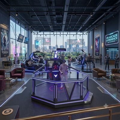 فشن VR پیاده روی پلت فرم پارک سرگرمی واقعیت مجازی کنسول بازی 9d کنسول بازی VR CS VR شبیه ساز کنسول بازی
