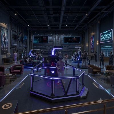 تجهیزات واقعیت مجازی بازی های شبیه سازی VR 360 واقعیت مجازی بستر راه رفتن VR تجهیزات بستر ایستاده