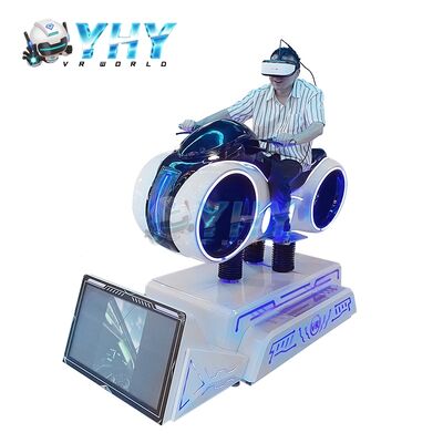فروش داغ کنسول بازی مسابقه داخلی VR عینک موتور 9D 360 VR شبیه ساز مسابقه VR موتورسیکلت دستگاه کنسول بازی