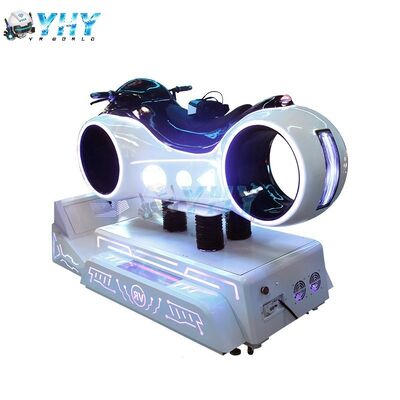 VR موتورسیکلت در فضای داخلی شبیه سازی واقعیت مجازی تعاملی امکانات سرگرمی برای مرکز خرید و پارک ماجراجویی