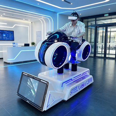 مرکز تفریحی فضای باز VR موتورسیکلت پارک ماجراجویی واقعیت مجازی بازی ماشین مسابقه شبیه ساز