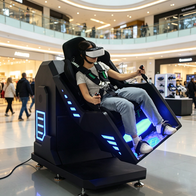 Full Motion 360 Degree Gyro Rotation VR Flight And Shoot Simulator Machine For Shopping Mall Game Zone