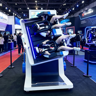 Industrial Grade Steel Frame 2-Seater 360 VR Roller Coaster Simulator Manufacturer