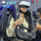 دو صندلی 9D VR Simulator 8.0KW With Roller Coaster VR Simulation Game