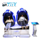 2 صندلی ماشین بازی واقعیت مجازی شبیه ساز حرکت 9D VR Egg Chair