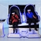 شبیه ساز واقعیت مجازی دوبل VR Egg Chair 2500W 9D برای VR Zone