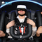 ست بازی صندلی واقعیت مجازی 220V Game VR Simulator Patent Roller Coaster 3 Seats