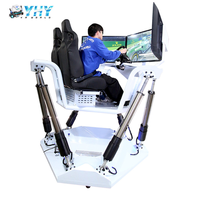 شبیه ساز مسابقه اتومبیل رانی YHY VR 9D با 3 صفحه نمایش، بازی های آرکید رانندگی فرمول یک، شبیه ساز مسابقه، کابین خلبان، مرکز بازی سرگرمی سرپوشیده