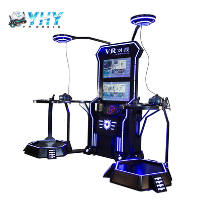 بازی شبیه ساز پرواز دو پلتفرم نبرد Full Motion 9D VR Simulator Space Standing Room Game Flight Simulator