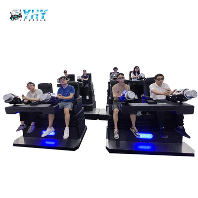 8 صندلی سینمای 9D VR با عینک های صفحه نمایش 5 بازی 7D VR صندلی های تخم مرغ