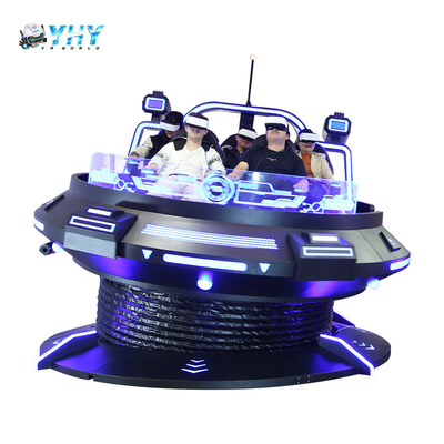9D VR 360 دستگاه بازی UFO چرخنده صندلی حرکت شوتینگ شبیه سازی واقعیت مجازی جاذبه