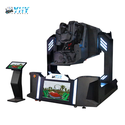 VR 9D 360 720 درجه واقعیت مجازی شبیه ساز چرخش صندلی پویا roller coaster پرواز حرکت تک صندلی ماشین بازی