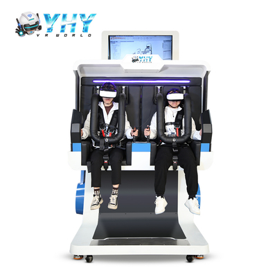 تجهیزات واقعیت مجازی پارک تفریحی دو صندلی شبیه ساز 360 درجه دستگاه بازی VR