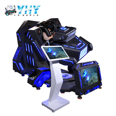 9D VR Simulator Virtual Reality Multiplayer Racing Game 360 درجه چرخیدن در حال چرخش